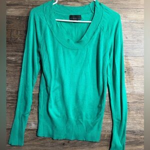Attention Women's Sweater in Bright Green